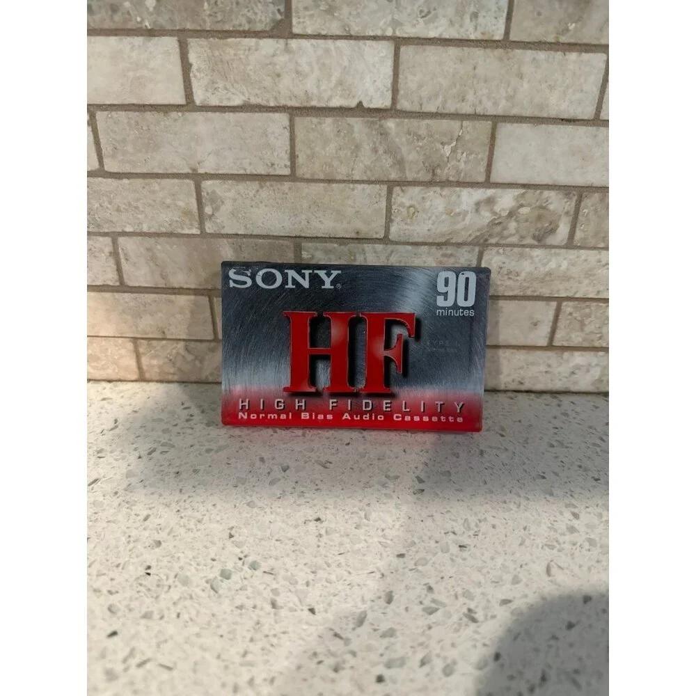 (1) Sony HF C-90HFL 90 Minute Audio Cassette Tape High Fidelity NEW Sealed Blank